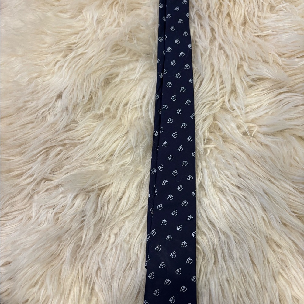 Navy Blue Patterned Boy’s Tie